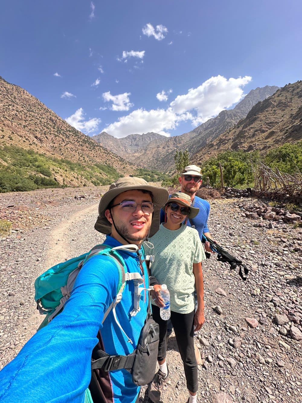 Panoramic view of Morocco High Atlas Mountains